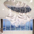 Новая креативная индивидуальность Nordic Design Restaurant Glass люстра Light